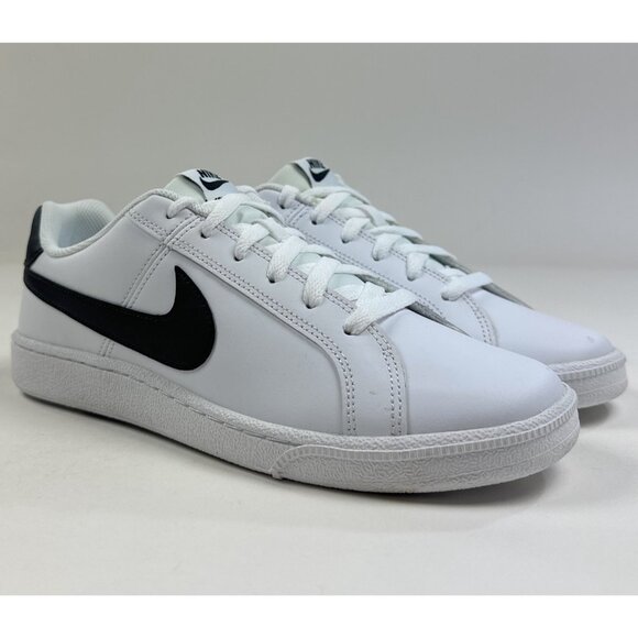 Nike Court Royale White Black Mens 8 Sneakers Shoes Athletic Tennis 749747-107 - Picture 2 of 9